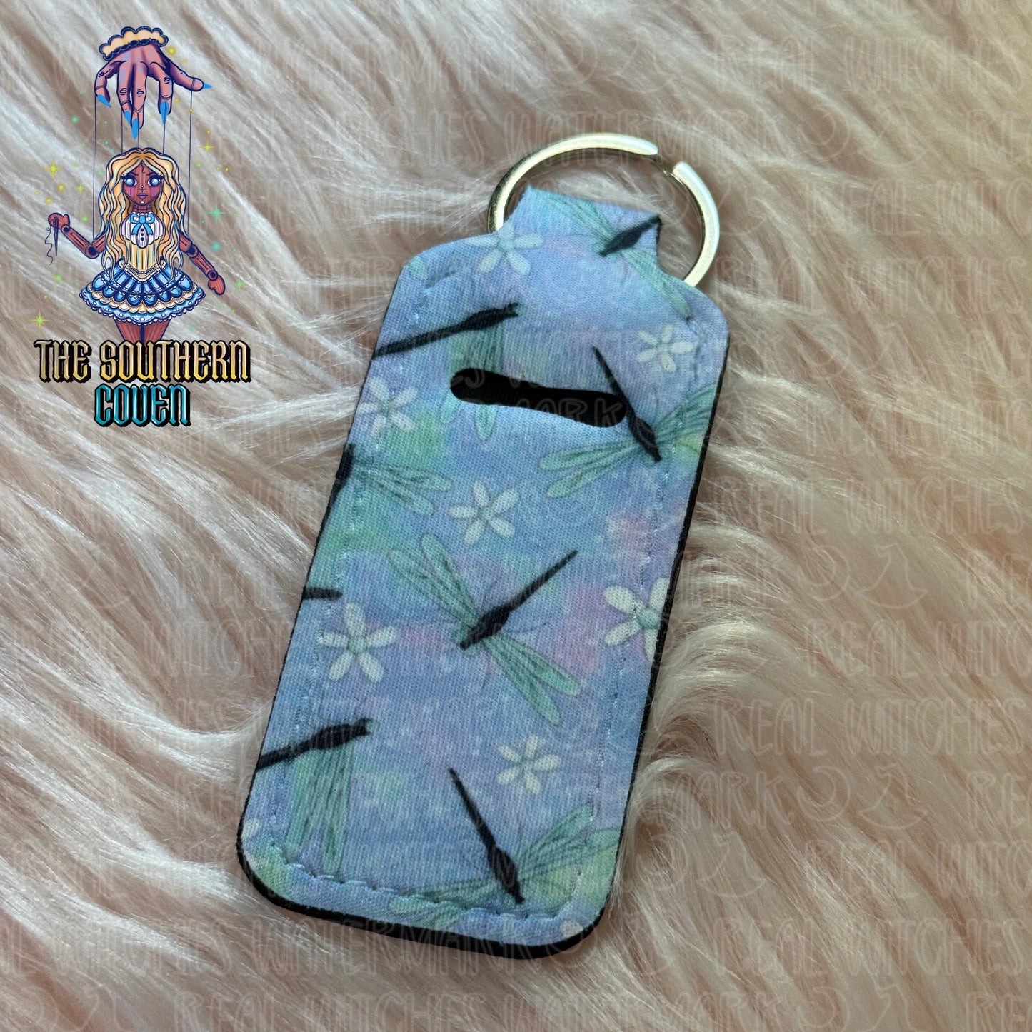 Chapstick Holder - Pastel Dragonflies