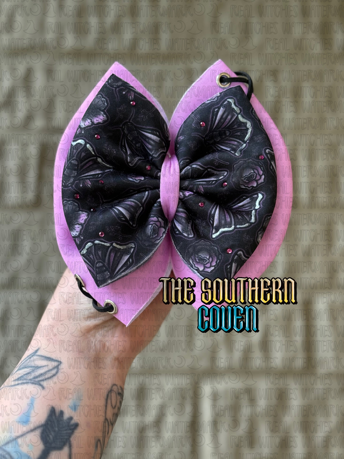 5”/7” Square Layered Bow - OOAK
