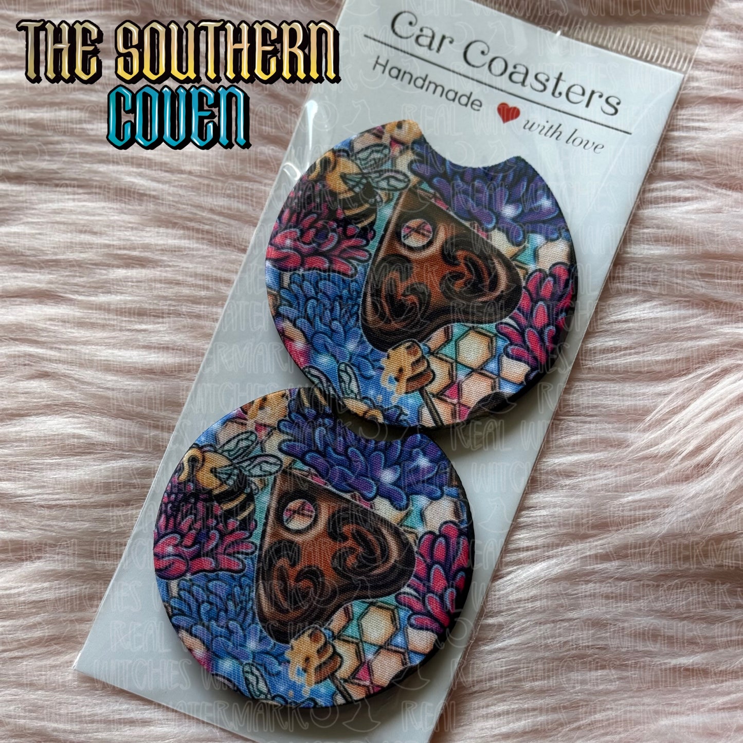 Car Coasters - Honeybee (SoCo Exclusive)