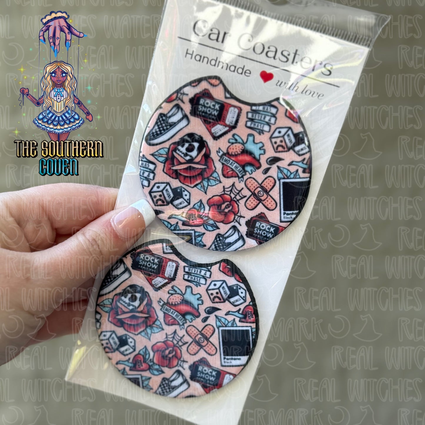 Car Coasters - Emo Music Tatz