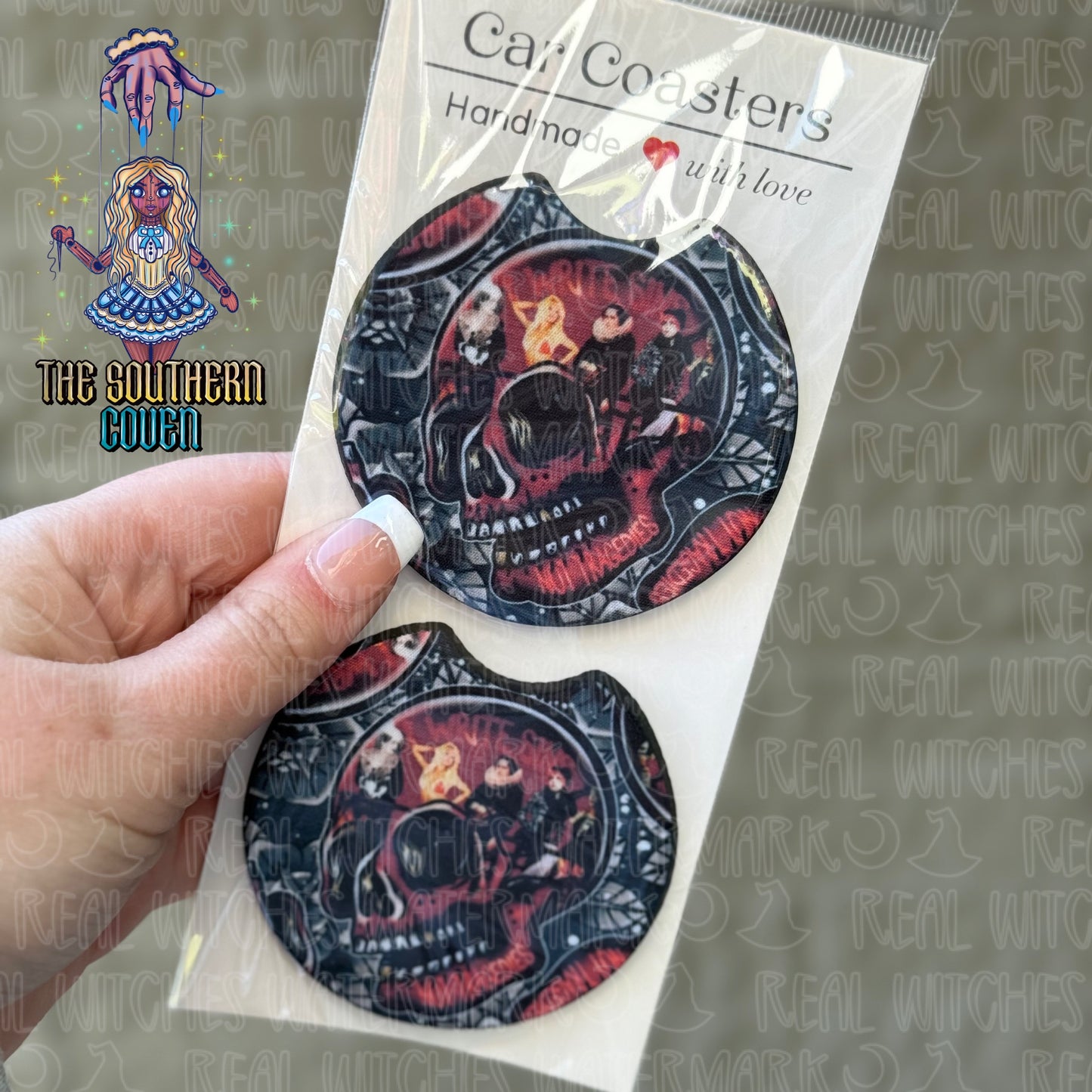 Car Coasters - Skull Panic