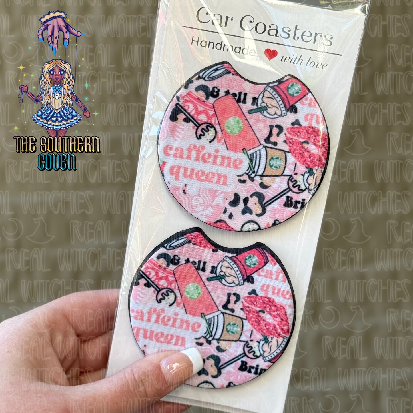 Car Coasters - Caffeine Queen
