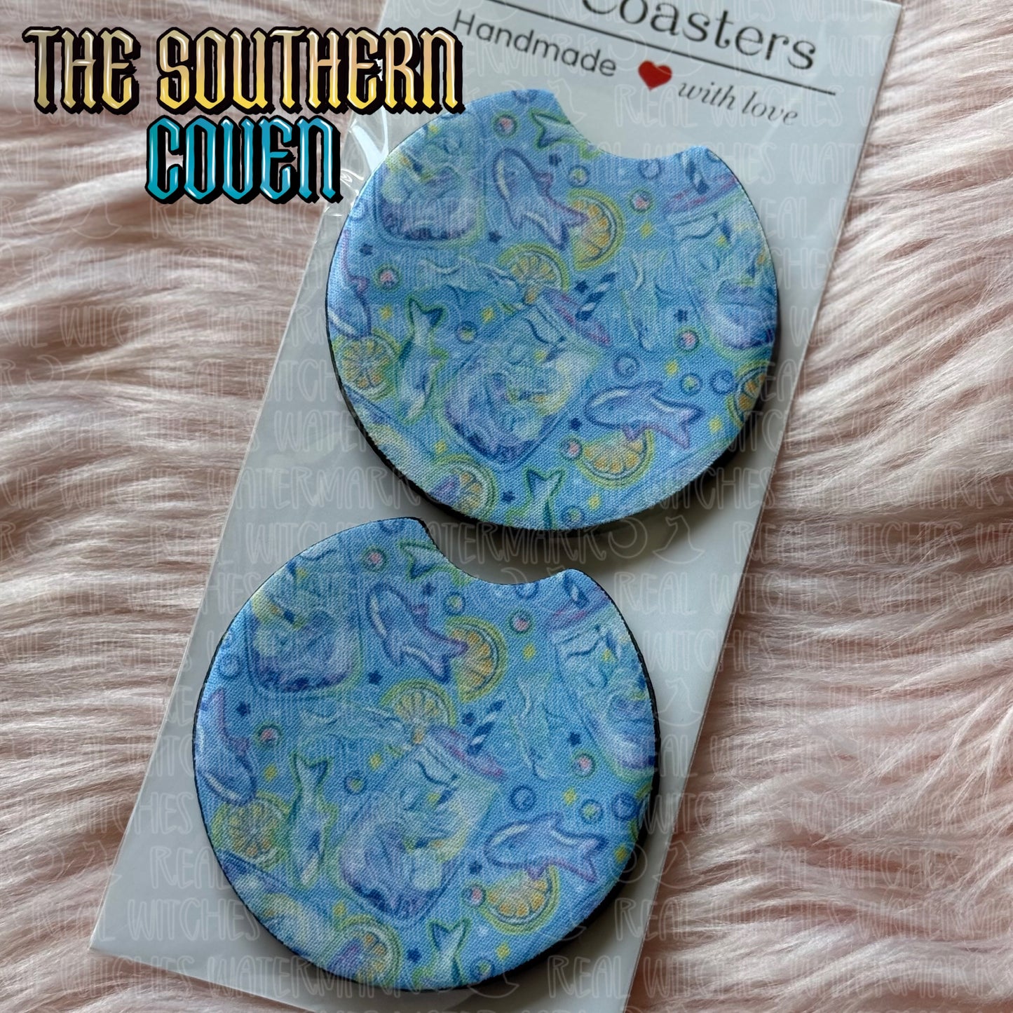 Car Coasters - Gummy Shark Lemonade