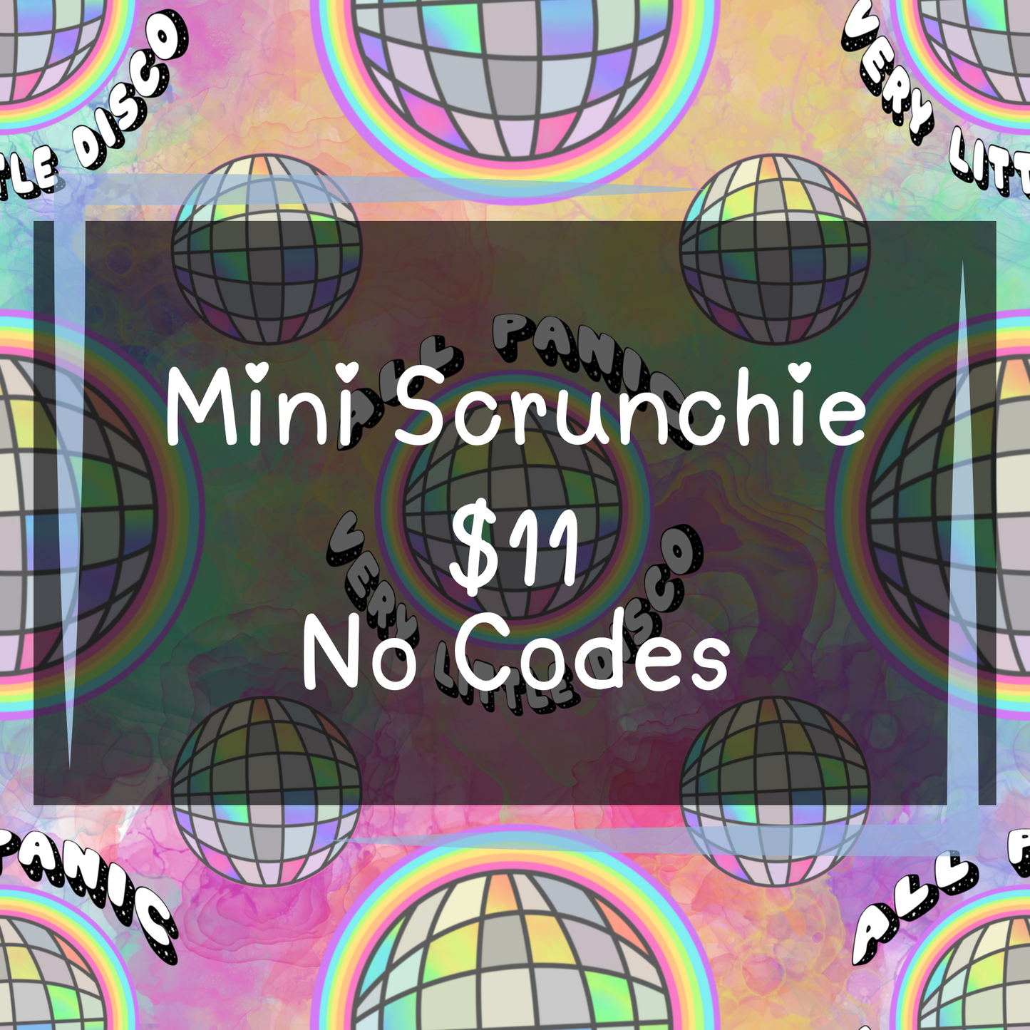 The Weight We Carry - Mini Scrunchies