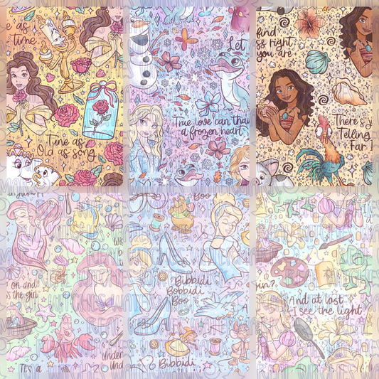 Watercolor Princess Bundle