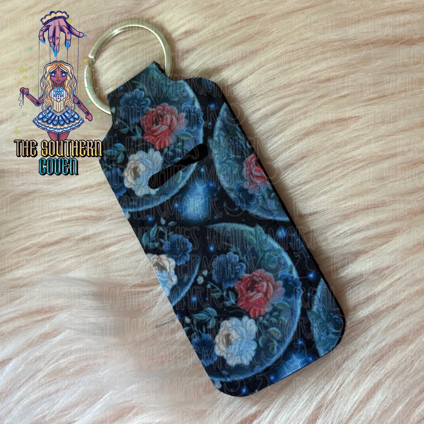 Chapstick Holder - Floral Moon