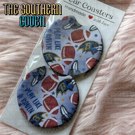 Car Coasters - Football Baltimore