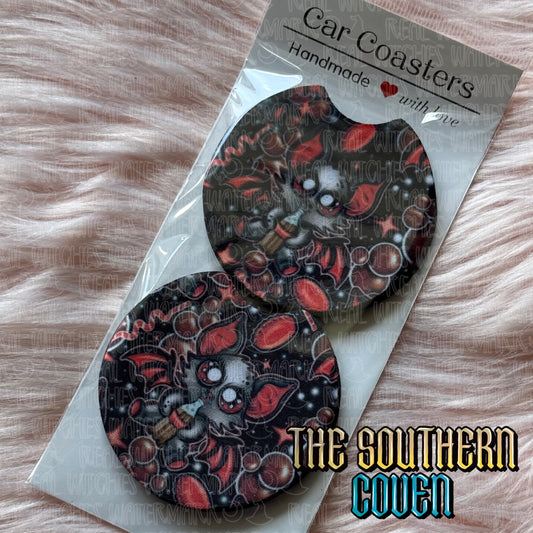 Car Coasters - Soda Pop Bat
