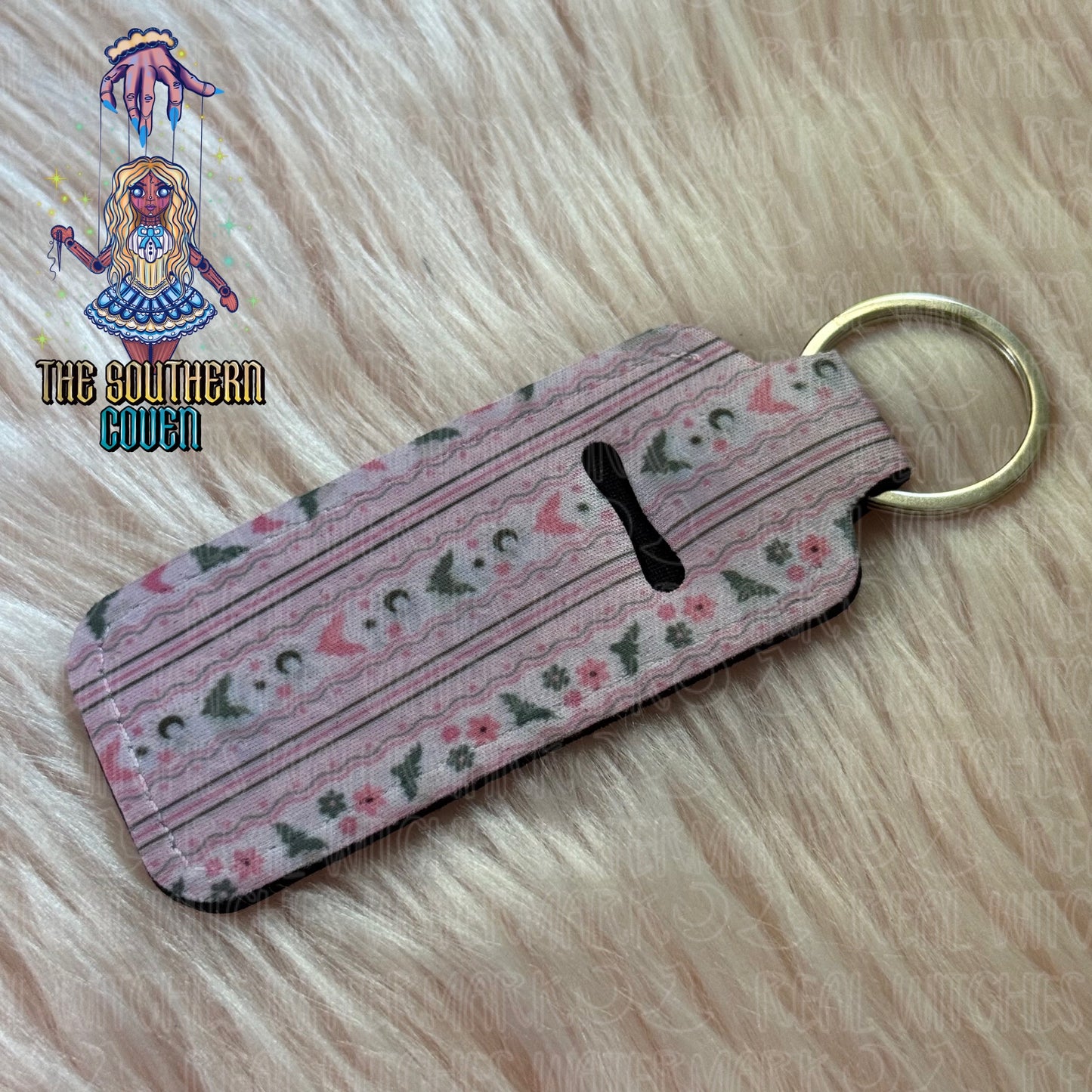 Chapstick Holder - Pink Batty Coquette