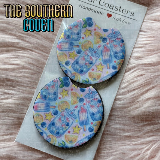 Car Coasters - Rocket Pop Lemonade
