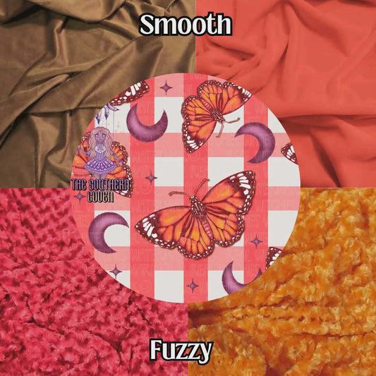 Butterfly Gingham Bat Plush