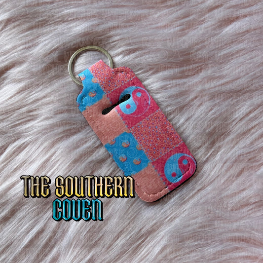 Chapstick Holder - Inner Peace Patchwork