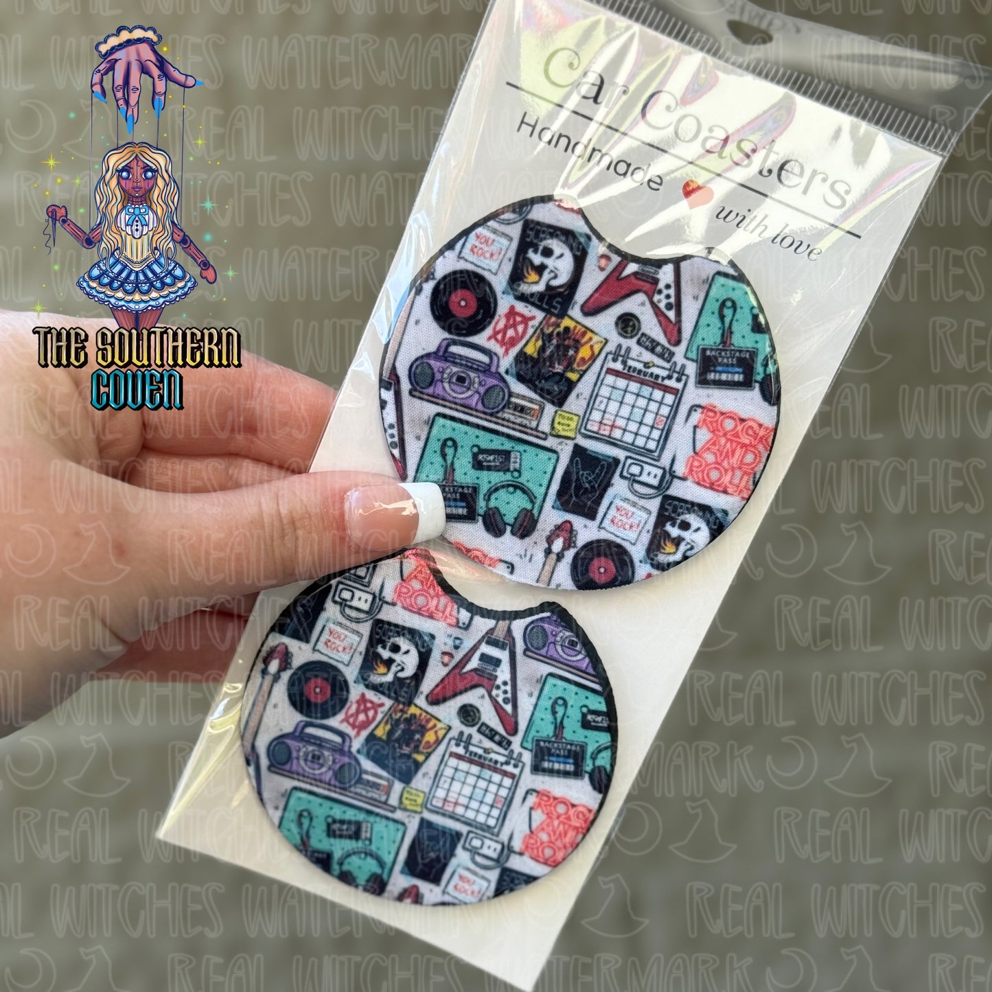 Car Coasters - Rock Wall