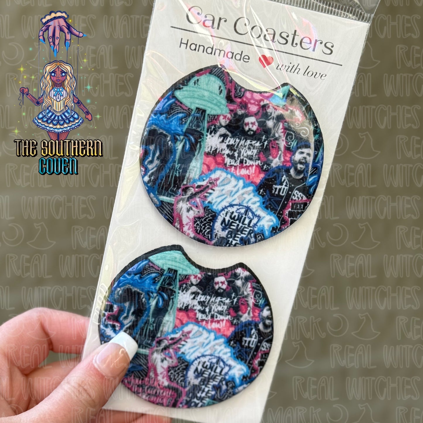 Car Coasters - Remember Band Doodles
