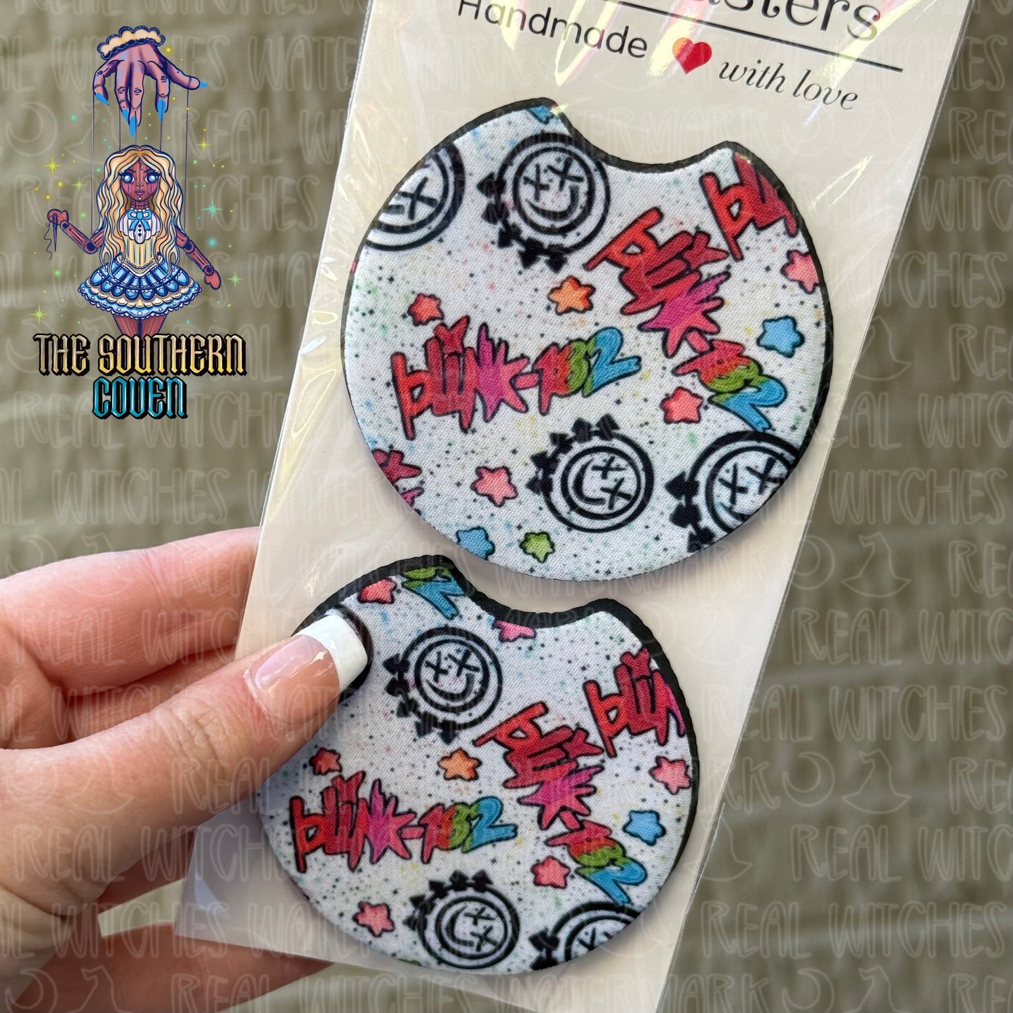 Car Coasters - Blink Band