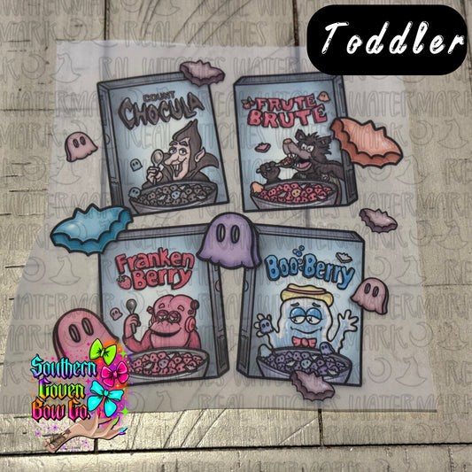 Spooky Cereals - Toddler